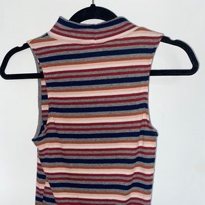 mock neck tank